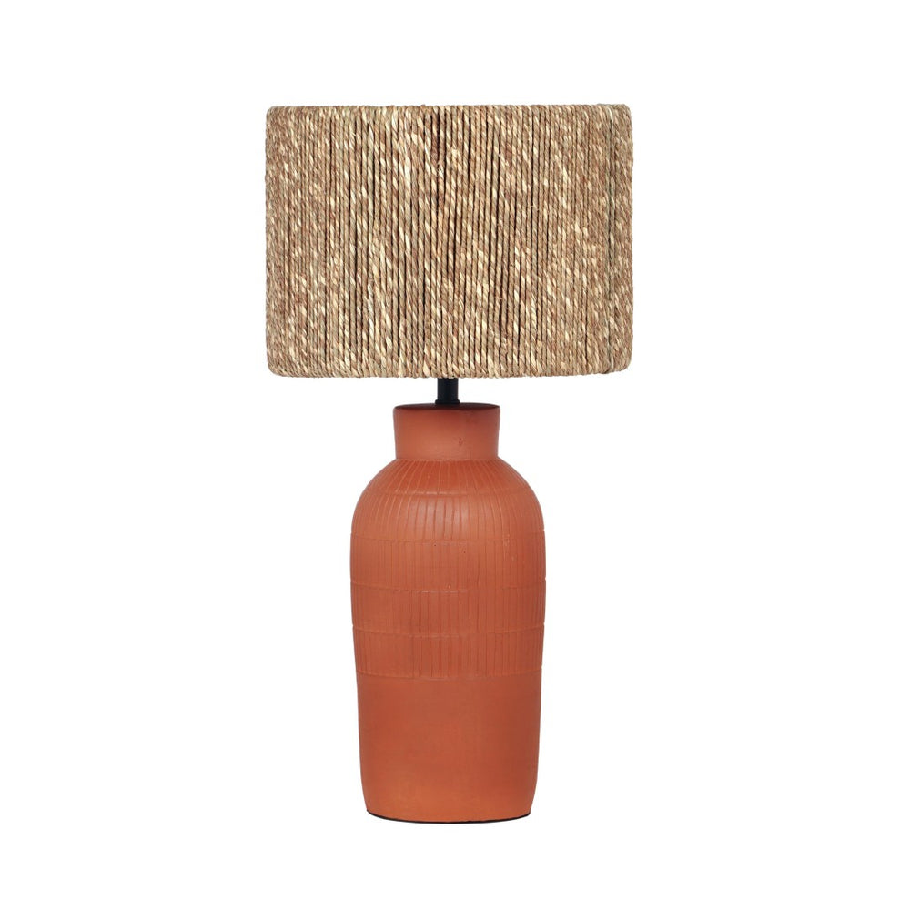 TOV Furniture Atrani Natural Terracotta Table Lamp – Handcrafted Coastal Accent for Living Rooms & Bedrooms TOV-G18576