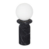 Globe Onyx Black Marble Lamp TOV-G18583 TOV Furniture