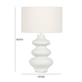 Riviera Textured Table Lamp TOV-G18585 TOV Furniture