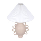 Hazza Cream Pleated Table Lamp TOV-G18586 TOV Furniture