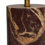 Mable Red Levanto Marble Table Lamp TOV-G18620 TOV Furniture