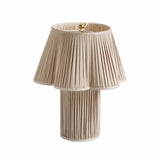 Corrine Beige Linen Table Lamp TOV-G18627 TOV Furniture