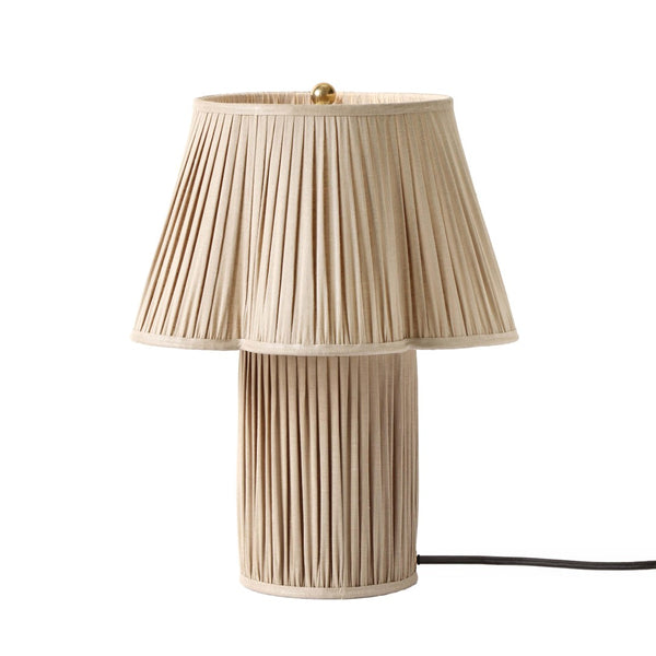 TOV Furniture Corrine Table Lamp - Elegant Grandmillennial Design with Handmade Quality for Cozy Living Spaces Beige TOV-G18627