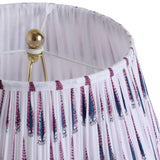 Corrine Purple and White Streaked Cotton Table Lamp TOV-G18628 TOV Furniture