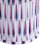 Corrine Purple and White Streaked Cotton Table Lamp TOV-G18628 TOV Furniture