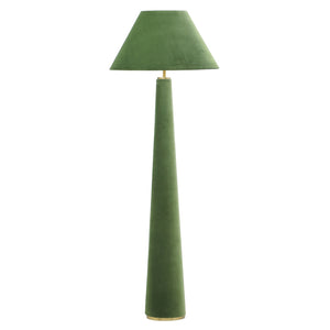 Graham Moss Green Velvet Floor Lamp TOV-G18631 TOV Furniture