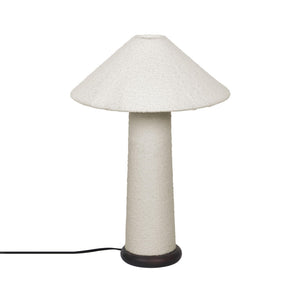 TOV Furniture Faith Cream Boucle Table Lamp – Mid-Century Modern Accent Light for Cozy Home Décor & Ambiance TOV-G18632