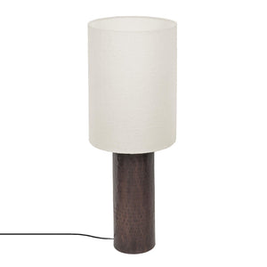 TOV Furniture Grava Boucle & Hammered Bronze Floor Lamp - Handcrafted Modern Lighting for Stylish Interiors TOV-G18638