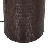 Grava Boucle & Hammered Bronze Metal Floor Lamp TOV-G18638 TOV Furniture