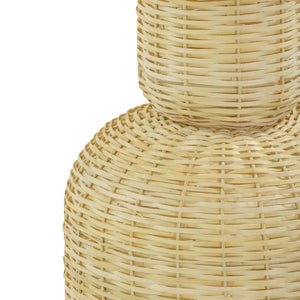 TOV Furniture Kootu Handwoven Natural Rattan Floor Lamp – Unique Sculptural Design for Cozy and Stylish Spaces TOV-G18639