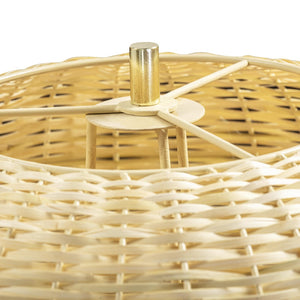 TOV Furniture Kootu Handwoven Natural Rattan Floor Lamp – Unique Sculptural Design for Cozy and Stylish Spaces TOV-G18639