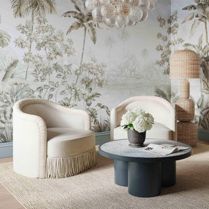 TOV Furniture Kootu Handwoven Natural Rattan Floor Lamp – Unique Sculptural Design for Cozy and Stylish Spaces TOV-G18639