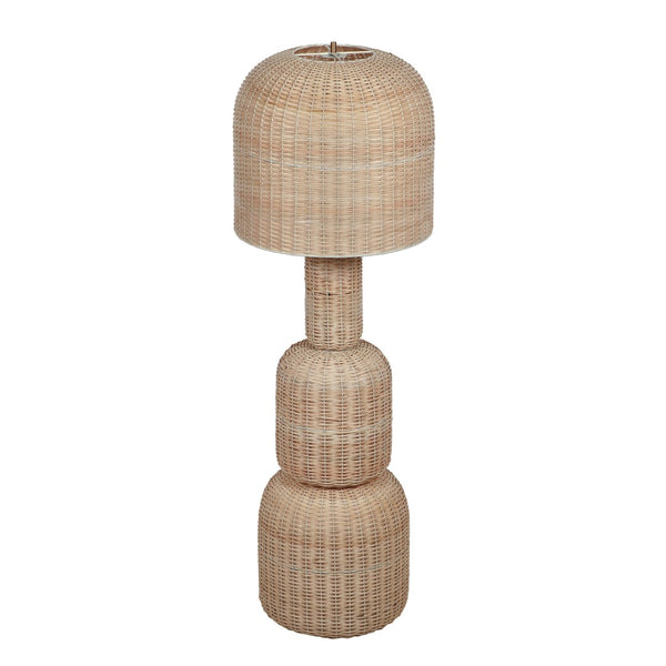 TOV Furniture Kootu Handwoven Natural Rattan Floor Lamp – Unique Sculptural Design for Cozy and Stylish Spaces TOV-G18639