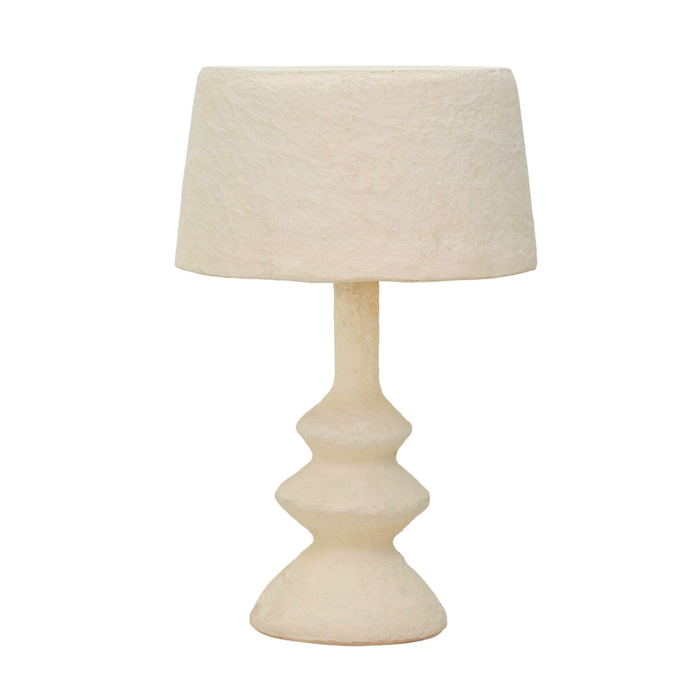 Tov Furniture Cream Cotton Mache Table Lamp - Sustainable Chic Home Accent To Illuminate Your Space Elegantly Cream Cotton Mache,Iron Tov-g18756