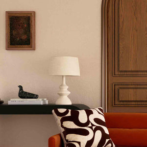 Tov Furniture Cream Cotton Mache Table Lamp - Sustainable Chic Home Accent To Illuminate Your Space Elegantly Cream Cotton Mache,Iron Tov-g18756