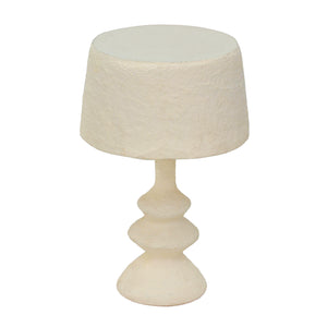 Tov Furniture Cream Cotton Mache Table Lamp - Sustainable Chic Home Accent To Illuminate Your Space Elegantly Cream Cotton Mache,Iron Tov-g18756