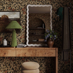 TOV Furniture Graham Velvet Table Lamp - Luxurious Design with Brass Trim for Elegant Home Décor and Cozy Lighting Moss Green TOV-G18789