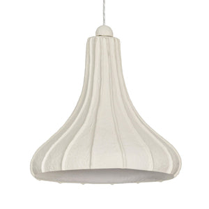 TOV Furniture Looma Handcrafted Cotton Mache Pendant Lamp – Eco-Friendly, Sculptural Design for Warm Ambiance TOV-G18803