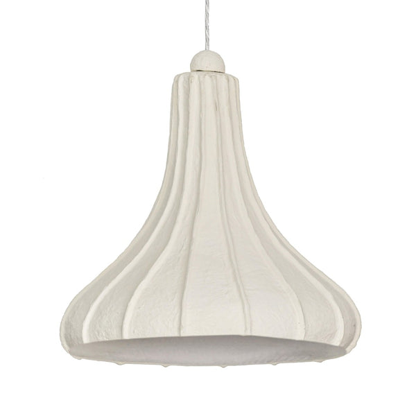 TOV Furniture Looma Handcrafted Cotton Mache Pendant Lamp – Eco-Friendly, Sculptural Design for Warm Ambiance TOV-G18803