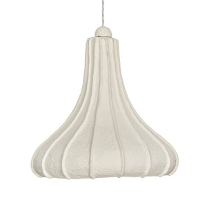 TOV Furniture Looma Handcrafted Cotton Mache Pendant Lamp – Eco-Friendly, Sculptural Design for Warm Ambiance TOV-G18803
