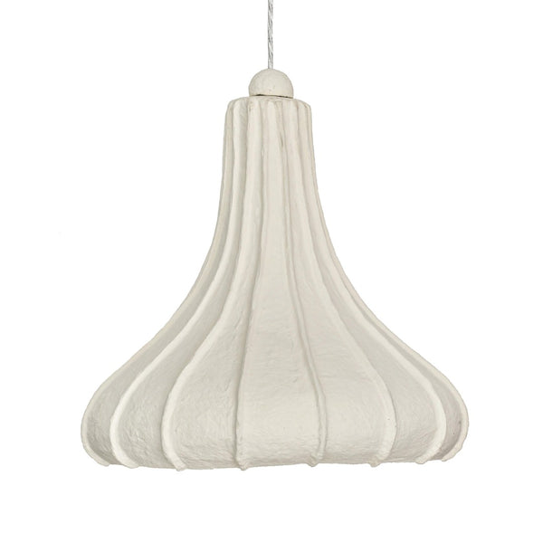 TOV Furniture Looma Handcrafted Cotton Mache Pendant Lamp – Eco-Friendly, Sculptural Design for Warm Ambiance TOV-G18803