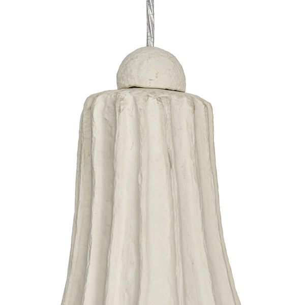 TOV Furniture Looma Handcrafted Cotton Mache Pendant Lamp – Eco-Friendly, Sculptural Design for Warm Ambiance TOV-G18803