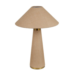 TOV Furniture Graham Natural Jute Table Lamp - Elegant Organic Lighting with Brass Accents for Modern & Rustic Decor TOV-G18810