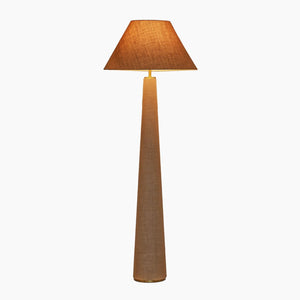 TOV Furniture Graham Natural Jute Floor Lamp - Elegant Tapered Design with Brass Accents for Any Room Style TOV-G18811