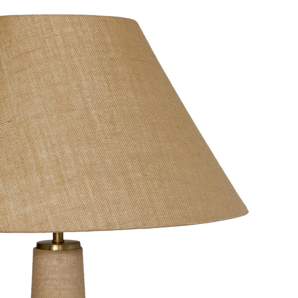 TOV Furniture Graham Natural Jute Floor Lamp - Elegant Tapered Design with Brass Accents for Any Room Style TOV-G18811