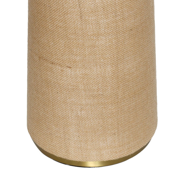 TOV Furniture Graham Natural Jute Floor Lamp - Elegant Tapered Design with Brass Accents for Any Room Style TOV-G18811