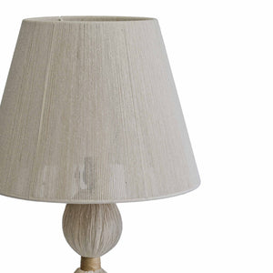 TOV Furniture Samba White Cotton Table Lamp - Boho-Inspired Design with Soft Glow for Modern & Coastal Decor TOV-G18856