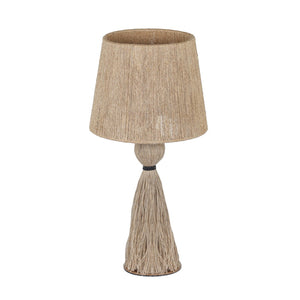 TOV Furniture Samba Natural Jute Table Lamp - Handcrafted Boho Design with Soft Glow for Bedside or Accent Decor TOV-G18857