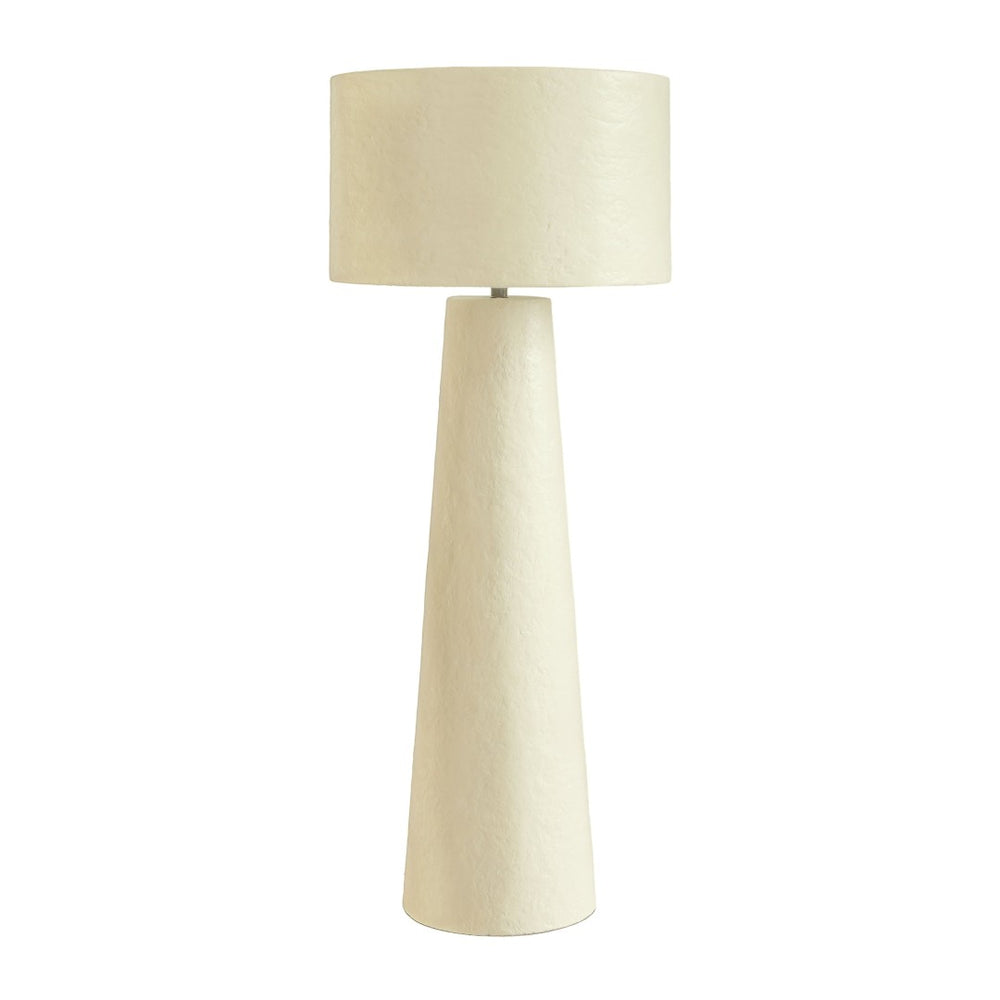 TOV Furniture Yala Cream Papier Mache Floor Lamp – Artisanal Light Fixture for Cozy Ambiance & Stylish Decor TOV-G18943