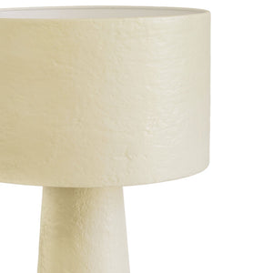 TOV Furniture Yala Cream Papier Mache Floor Lamp – Artisanal Light Fixture for Cozy Ambiance & Stylish Decor TOV-G18943