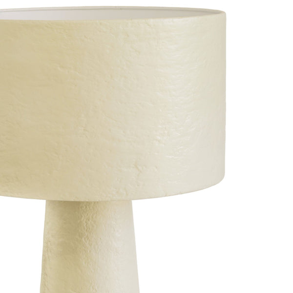 TOV Furniture Yala Cream Papier Mache Floor Lamp – Artisanal Light Fixture for Cozy Ambiance & Stylish Decor TOV-G18943