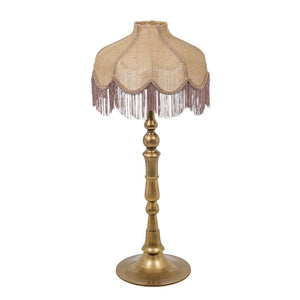 TOV Furniture Buchanan Jute-Fringed Table Lamp – Vintage-Modern Design, Perfect for Living Spaces & Entryways TOV-G19004