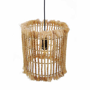 TOV Furniture Kahuzi Pendant Lamp - Handmade Abaca Light Fixture with Safari-Chic Style for Warm, Unique Spaces TOV-G21000
