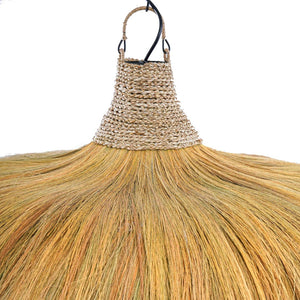 TOV Furniture Serengeti Large Pendant Lamp - Handcrafted Organic Rayung Grass Design for Dramatic Spaces & Easy Install TOV-G21050