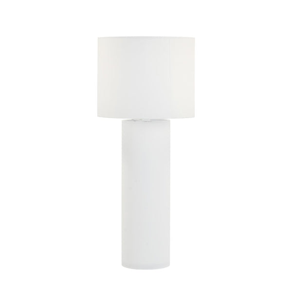 TOV Furniture Cleopatra Cream Linen Floor Lamp - Sculptural Modern Design with Dual-Bulb Ambient Lighting Elegance TOV-G54330
