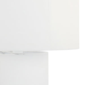 TOV Furniture Cleopatra Cream Linen Floor Lamp - Sculptural Modern Design with Dual-Bulb Ambient Lighting Elegance TOV-G54330