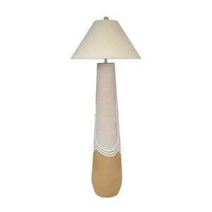 Harlee Natural Woven Floor Lamp TOV-G54343 TOV Furniture