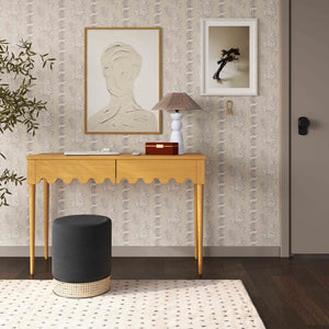 TOV Furniture Oodle 48" Compact Handcrafted Desk with 2 Soft-Close Drawers for Home Office & Creative Spaces TOV-H54324