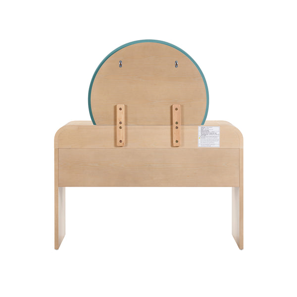 Moonrise Natural Ash 2-Drawer Vanity Desk TOV-H54326 TOV Furniture