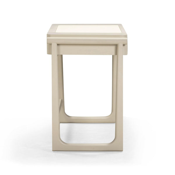 TOV Furniture Alfalfa 52" Desk with Soft-Closing Drawers - Sleek Workstation for Home Office and Compact Spaces Taupe TOV-H54438