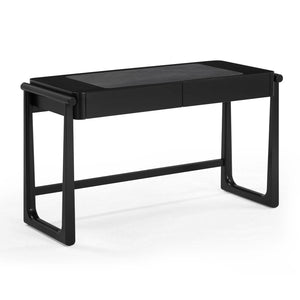 TOV Furniture Alfalfa 52" Desk with Soft-Closing Drawers - Sleek Workstation for Home Office and Compact Spaces Black TOV-H54439
