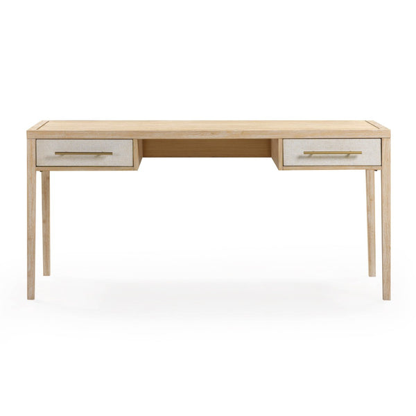 TOV Furniture Hera 62'' Natural Washed Executive Desk - Stylish Home Office Centerpiece with Premium Storage Solutions TOV-H54514