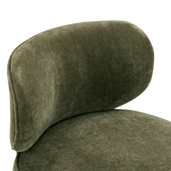 TOV Furniture Amaya Eco-Friendly Chenille Swivel Desk Chair – Stylish, Durable, and Compact for Any Workspace TOV-H54613