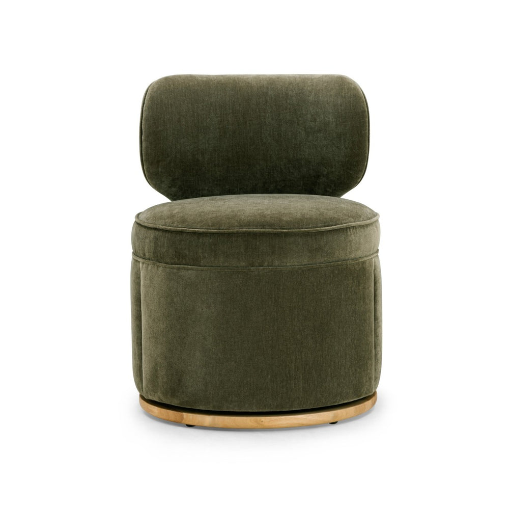 TOV Furniture Amaya Eco-Friendly Chenille Swivel Desk Chair – Stylish, Durable, and Compact for Any Workspace TOV-H54613