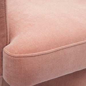 TOV Furniture Kristen Upcycled Chenille Rolling Desk Chair - Eco-Friendly Comfort for Home and Office Workspaces Pink TOV-H68927