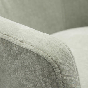 Kristen Light Green Upcycled Chenille Rolling Desk Chair TOV-H68928 TOV Furniture